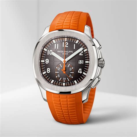 patek philippe aquanaut chronograph orange price|patek philippe aquanaut retail price.